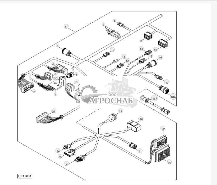 LH Main Wiring Harness 